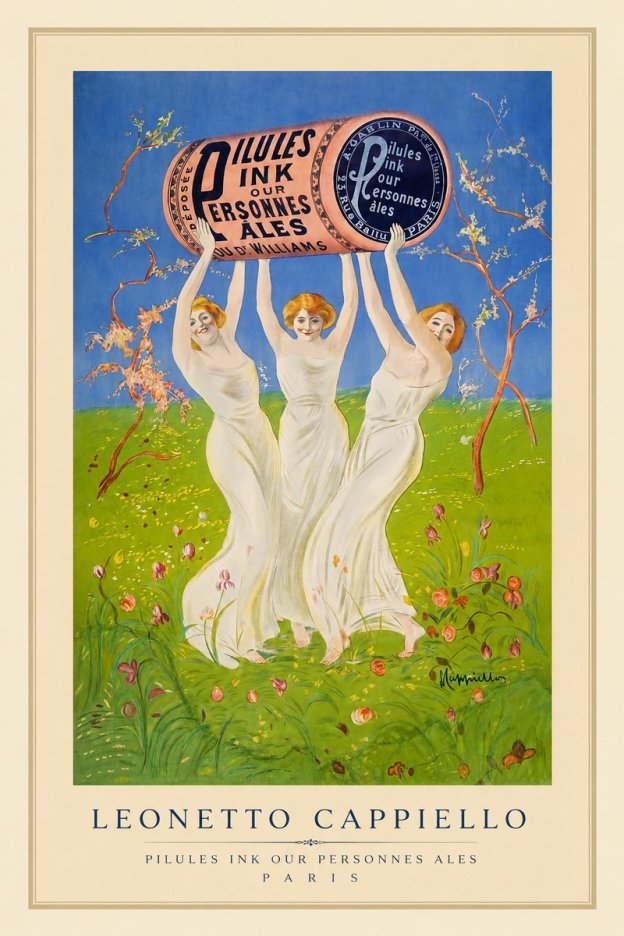 Leonetto Cappiello Pilules Ink Our Personnes Ales No1 - Plakat