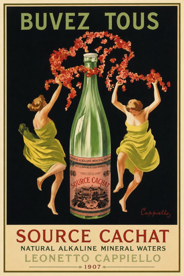 Leonetto Cappiello Source Cachat No4 - Plakat