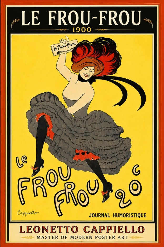 Leonetto Cappiello Le Frou-frou No6 - Plakat