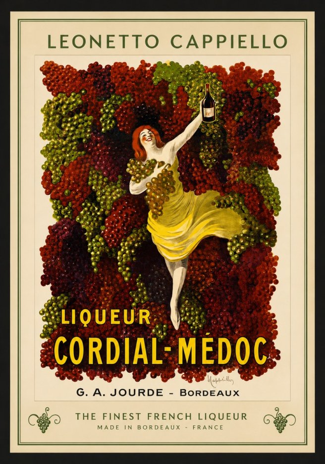 Leonetto Cappiello Liqueur Cordial-médoc No2 - Plakat