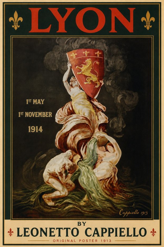 Leonetto Cappiello Lyon No4 - Plakat