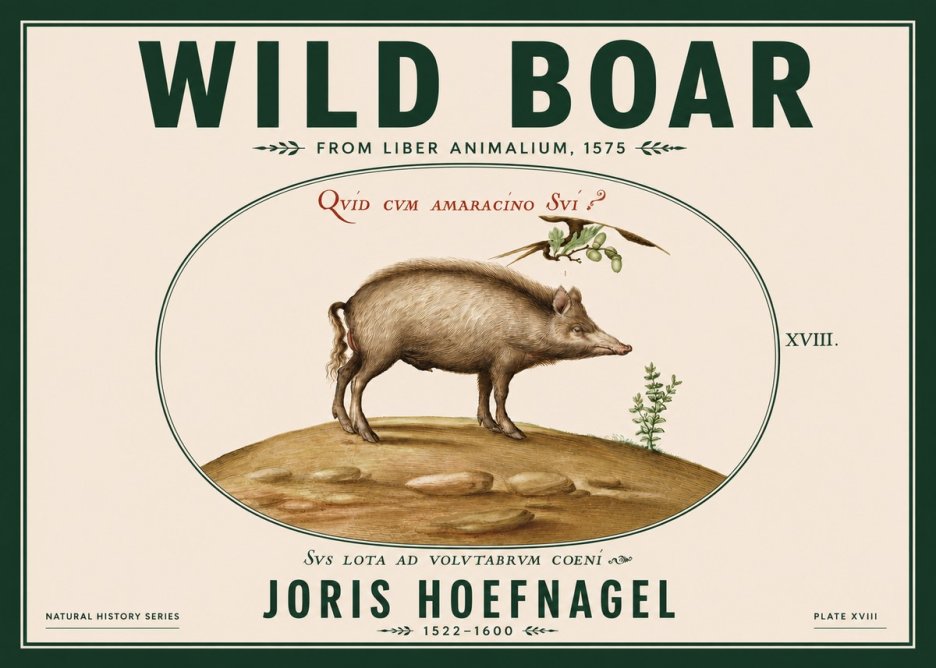 Joris Hoefnagel Qvid Cvm Amaracino Svi? No6 - Plakat