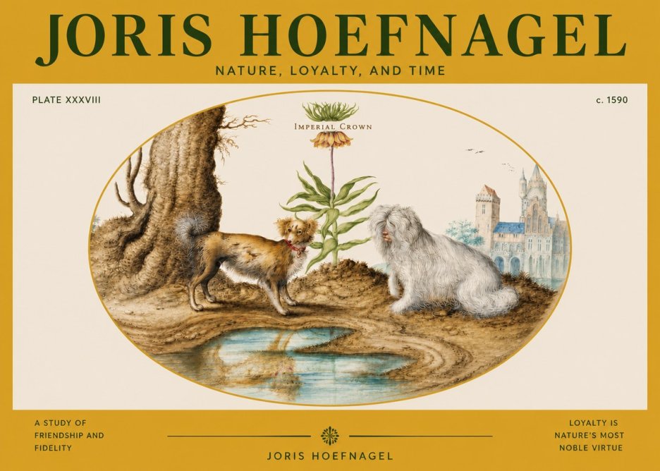 Joris Hoefnagel A Study of Friendship and Fidelity No3 - Plakat