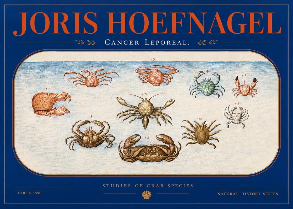 Joris Hoefnagel Cancer Leporeal. No2 - Plakat