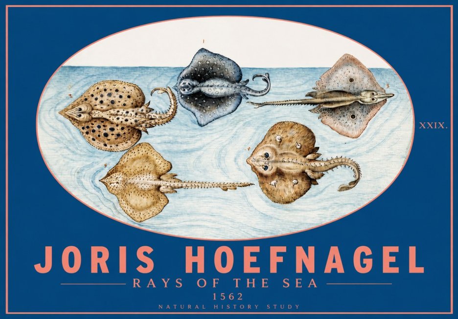 Joris Hoefnagel Rays of the Sea No2 - Plakat