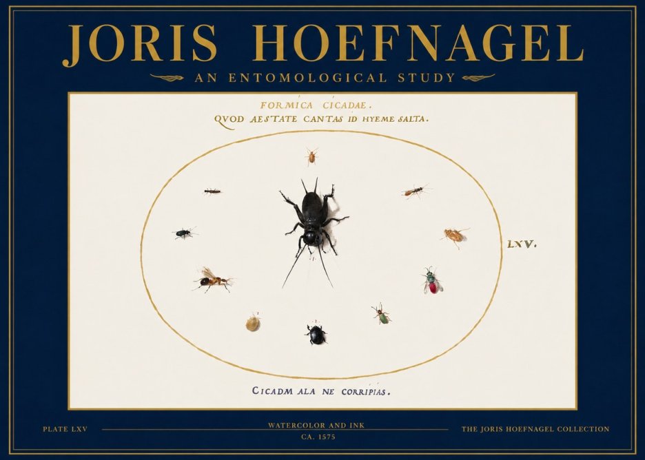 Joris Hoefnagel Formica Cicadae No3 - Plakat