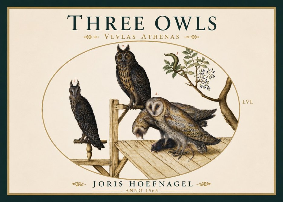 Joris Hoefnagel Vlvlas Athenas No6 - Plakat