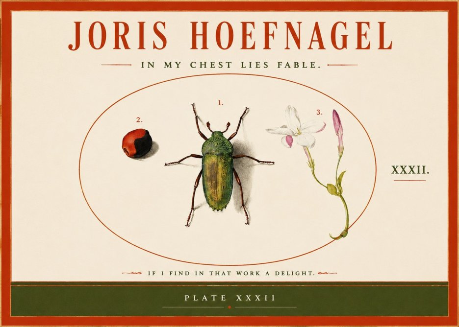 Joris Hoefnagel In My Chest Lies Fable No2 - Plakat