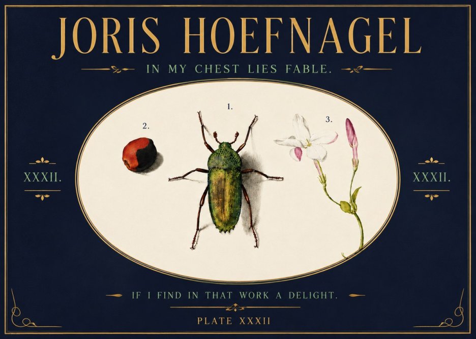 Joris Hoefnagel In My Chest Lies Fable No4 - Plakat
