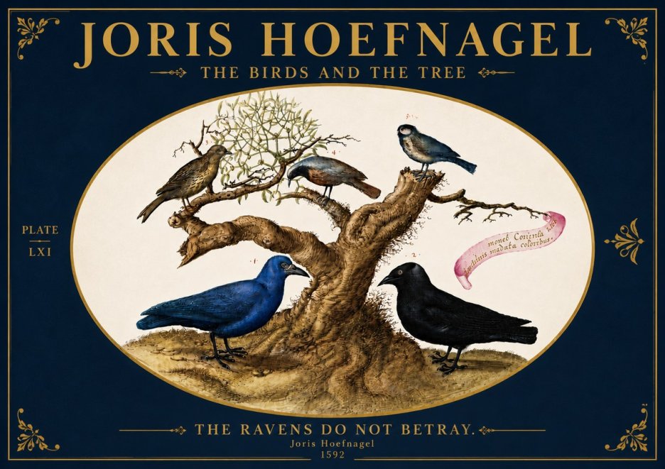 Joris Hoefnagel The Birds and the Tree No5 - Plakat