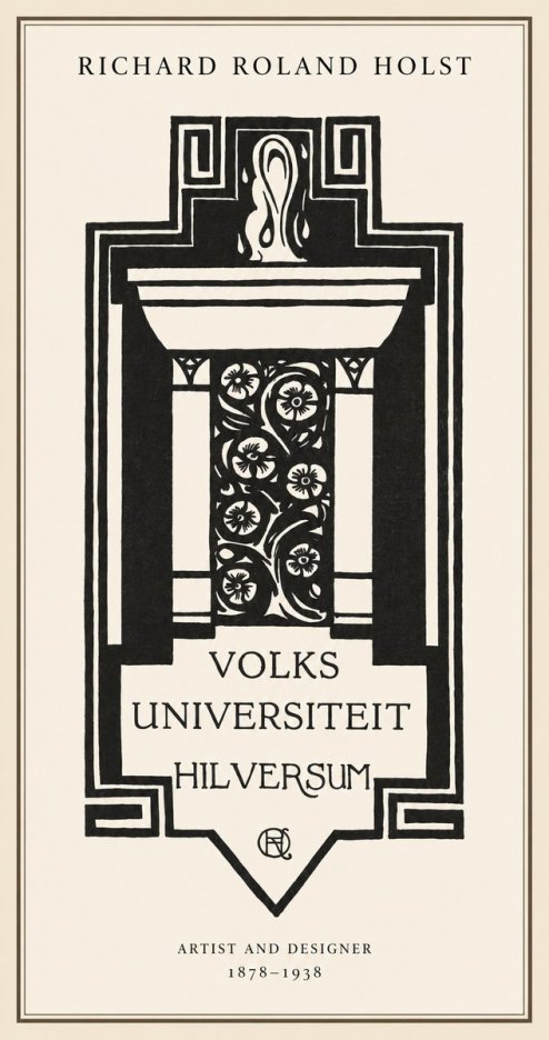 Richard Roland Holst Volks Universiteit Hilversum No1 - Plakat