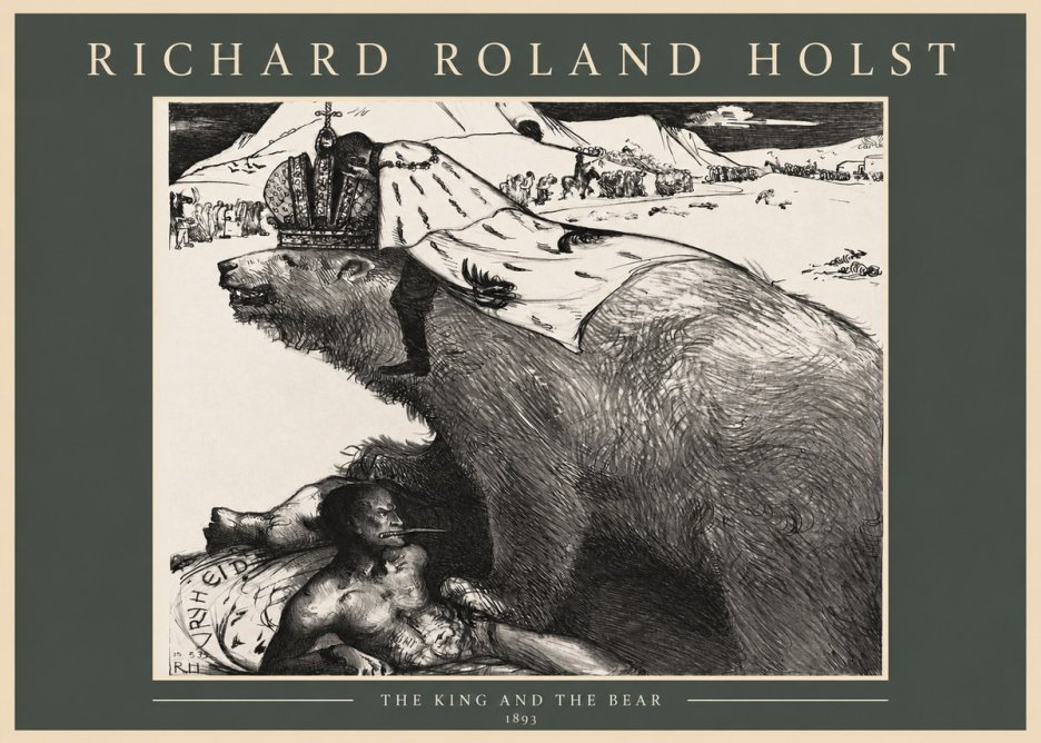 Richard Roland Holst The King's Burden No4 - Plakat