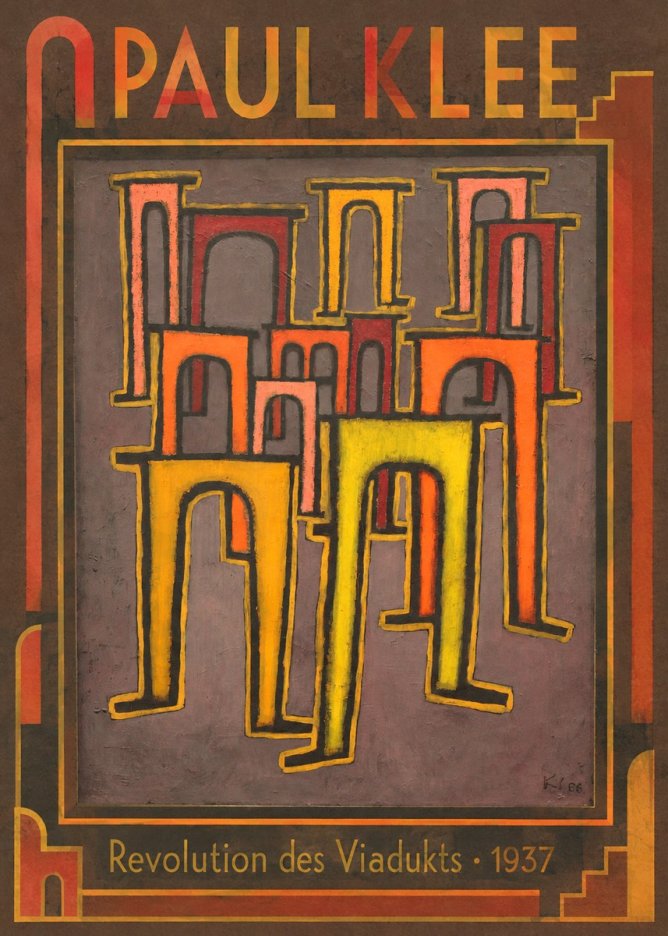 Paul Klee Revolution Des Viadukts No1 - Plakat