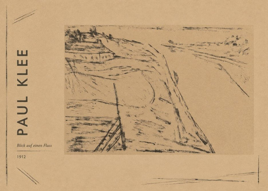 Paul Klee Blick Auf Einen Fluss No2 - Plakat