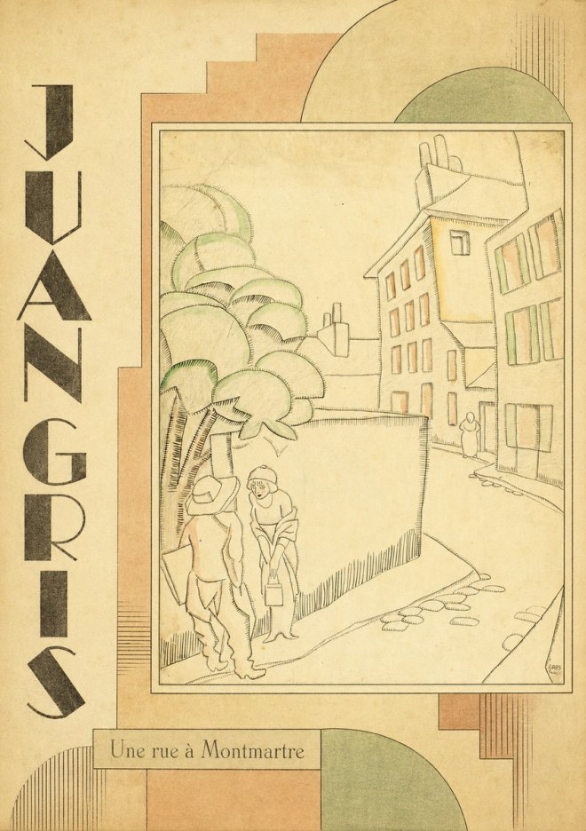 Juan Gris Une Rue À Montmartre No6 - Plakat