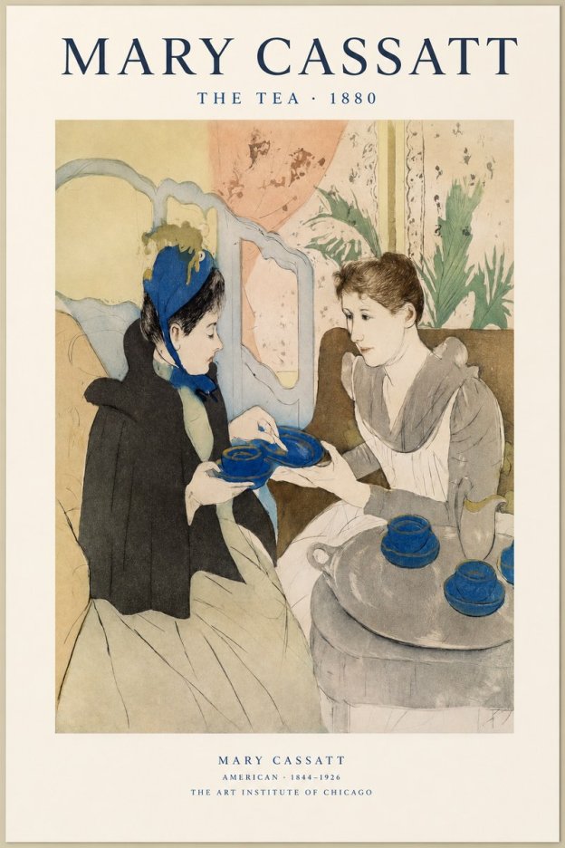 Mary Cassatt The Tea No1 - Plakat