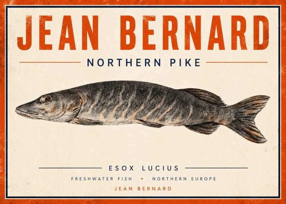 Jean Bernard Australian Lungfish No5 - Plakat