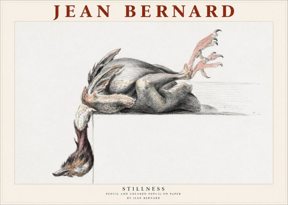 Jean Bernard Stillness No1 - Plakat