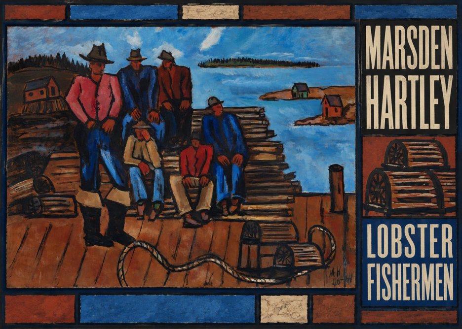 Marsden Hartley Lobster Fishermen I No5 - Plakat