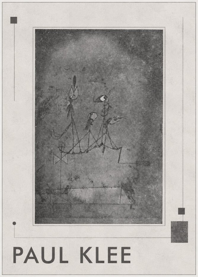 Paul Klee Group of Figures No1 - Plakat