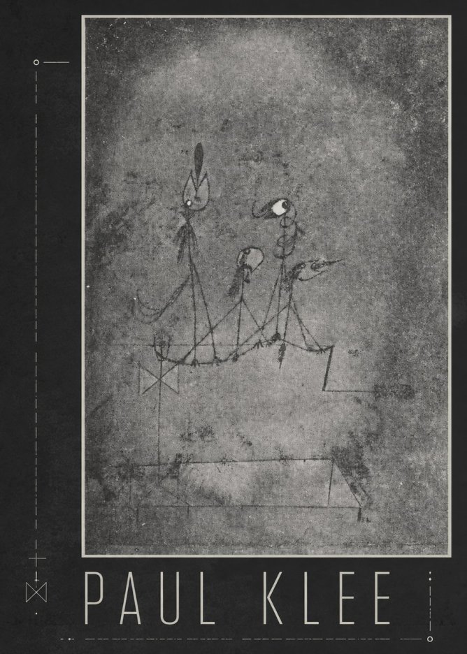 Paul Klee Group of Figures No3 - Plakat