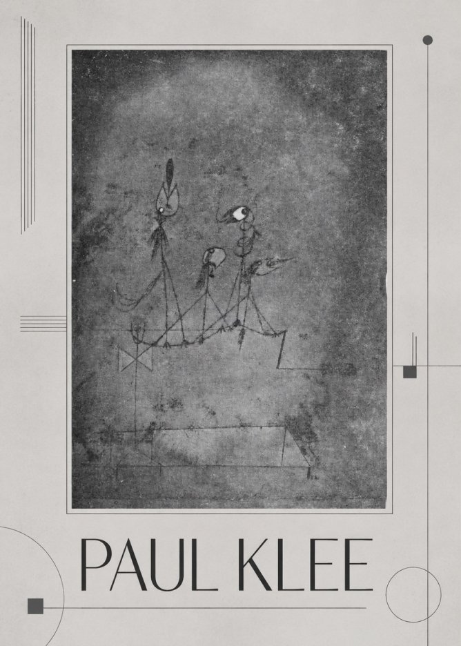 Paul Klee Group of Figures No4 - Plakat