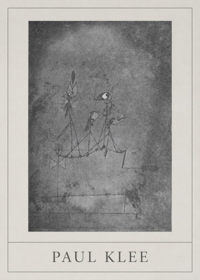 Paul Klee Group of Figures No5 - Plakat