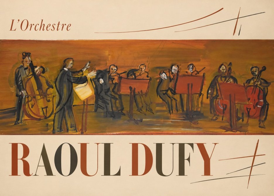 Raoul Dufy L'orchestre No6 - Plakat
