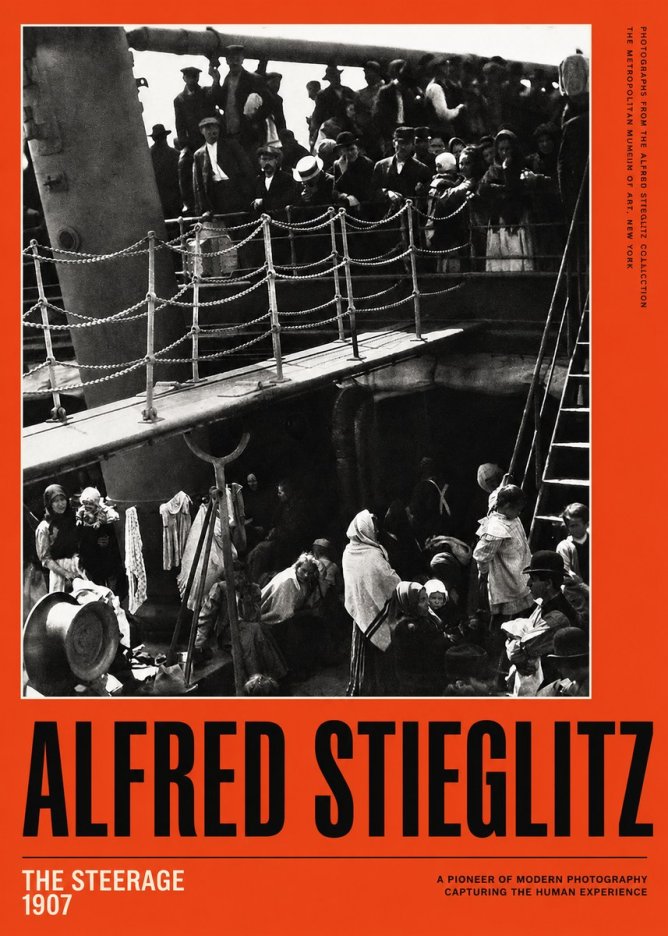 Alfred Stieglitz The Steerage – 1907 No6 - Plakat
