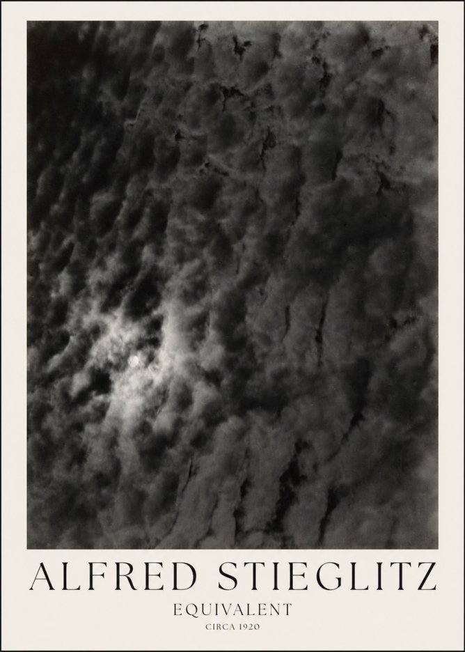 Alfred Stieglitz Equivalent II No1 - Plakat