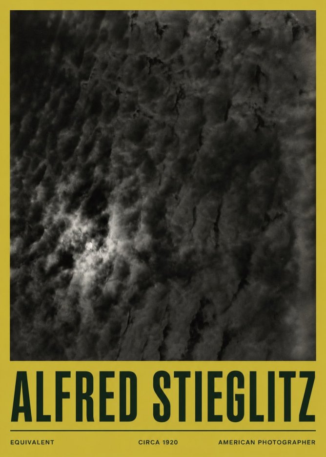 Alfred Stieglitz Equivalent II No4 - Plakat