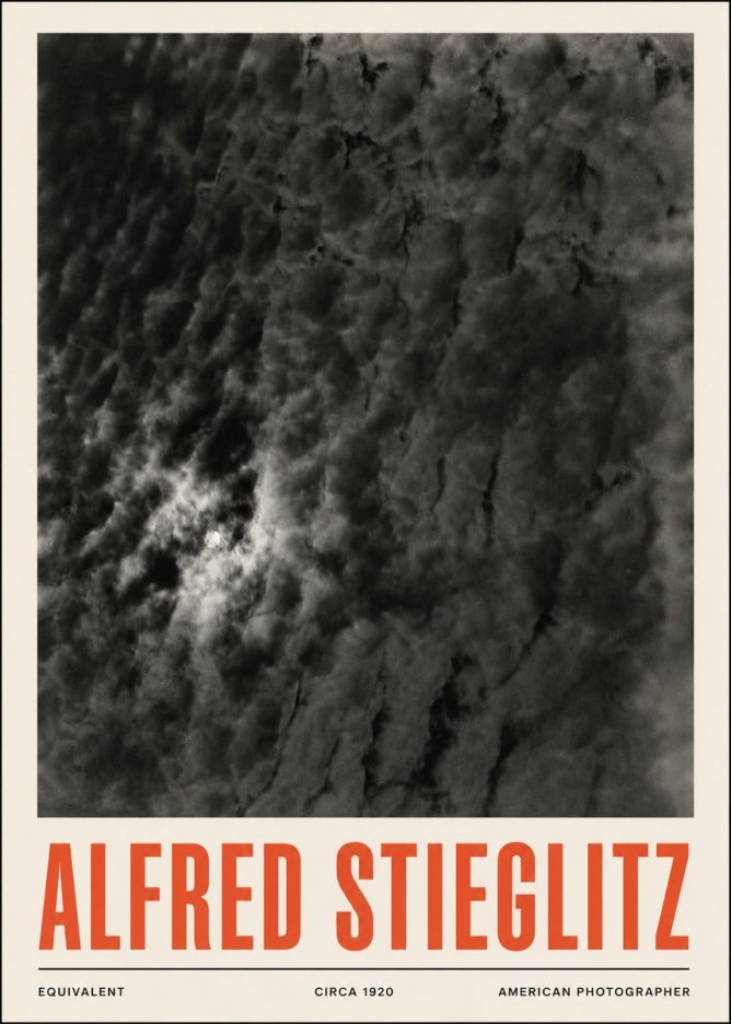 Alfred Stieglitz Equivalent II No6 - Plakat