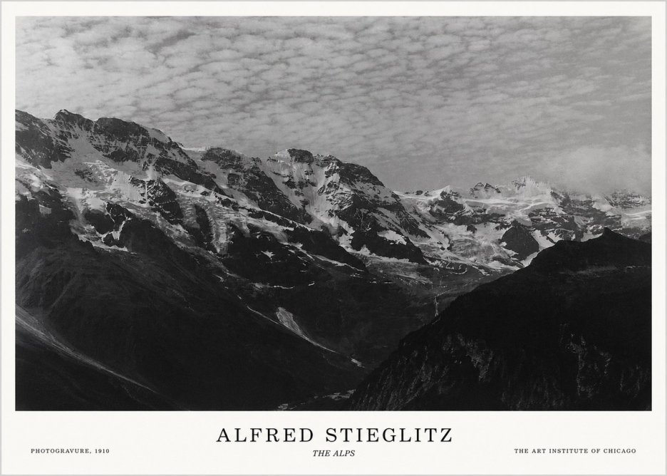 Alfred Stieglitz The Alps No1 - Plakat