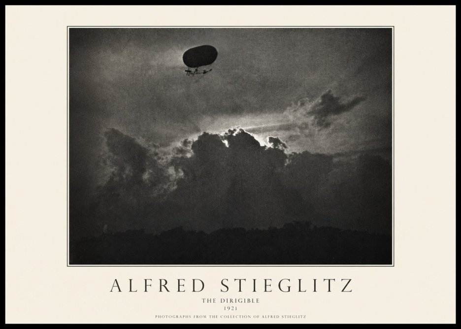 Alfred Stieglitz The Dirigible No1 - Plakat