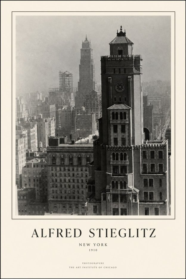 Alfred Stieglitz New York No1 - Plakat