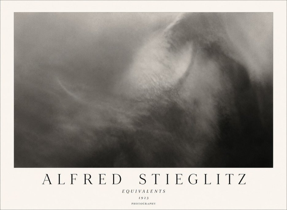 Alfred Stieglitz Equivalents III No1 - Plakat