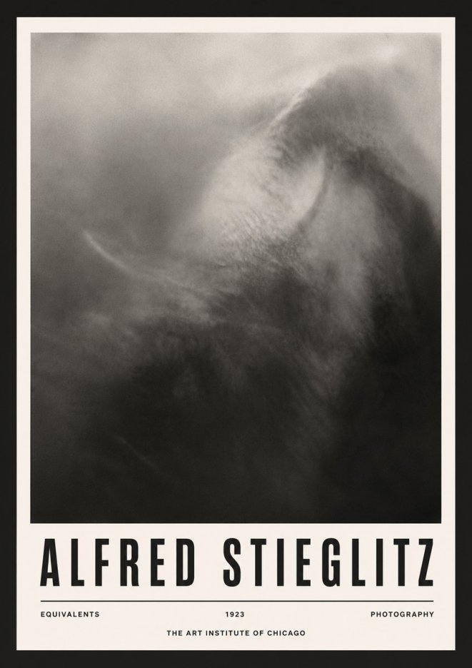 Alfred Stieglitz Equivalents III No4 - Plakat