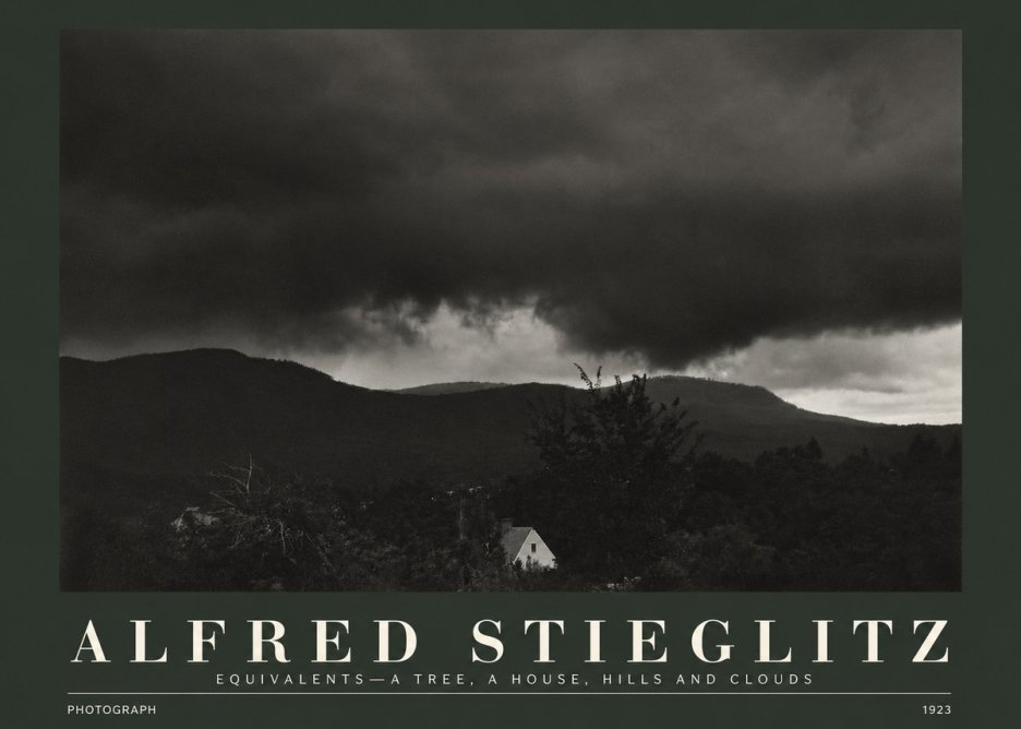 Alfred Stieglitz Equivalent VI No5 - Plakat