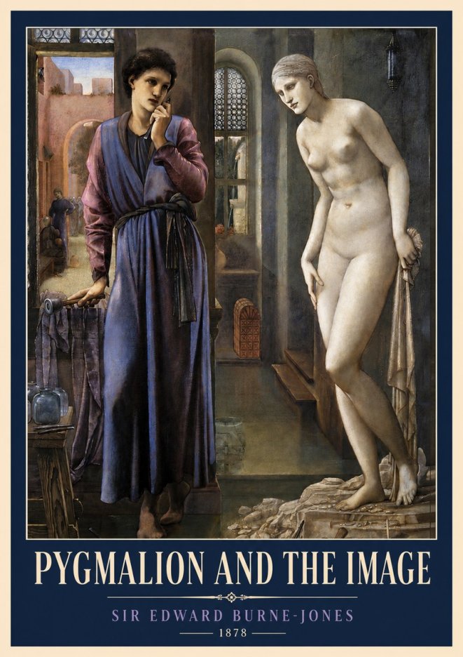 Edward Burne-Jones Pygmalion and the Image No5 - Plakat