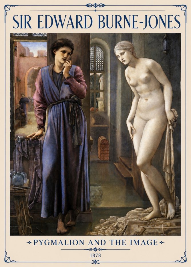Edward Burne-Jones Pygmalion and the Image No6 - Plakat