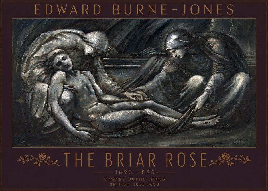 Edward Burne-Jones The Briar Rose No5 - Plakat