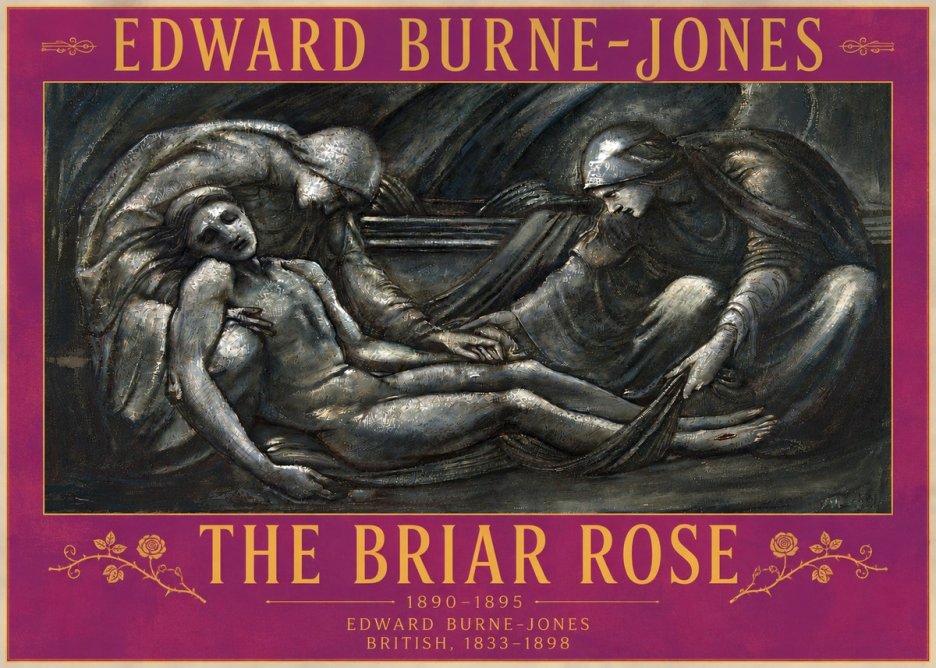 Edward Burne-Jones The Briar Rose No6 - Plakat