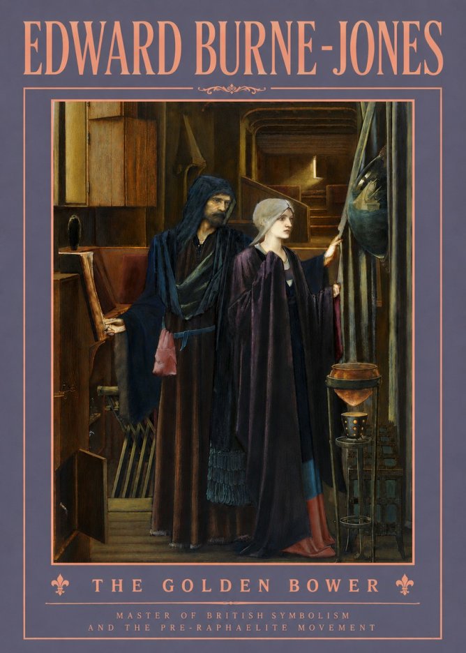 Edward Burne-Jones The Golden Bower No4 - Plakat