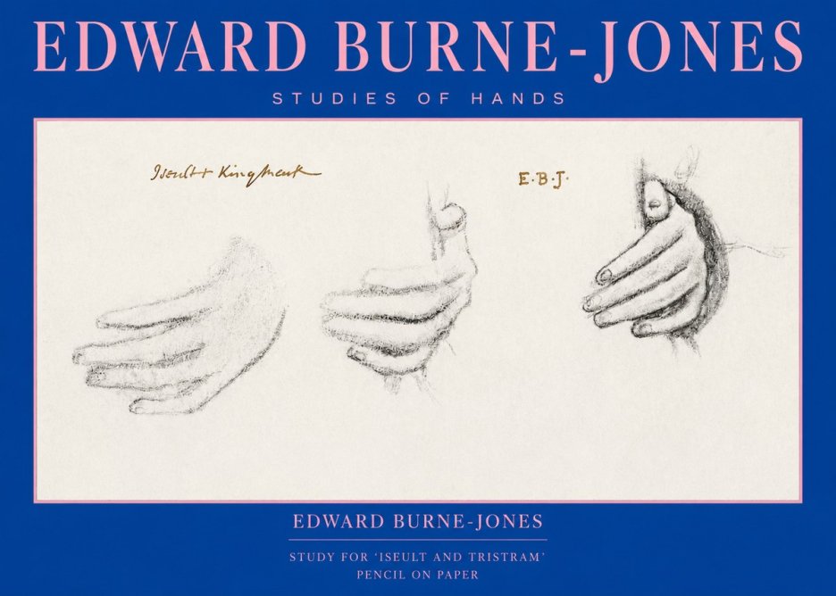 Edward Burne-Jones Study for 'Iseult and Tristram' No2 - Plakat