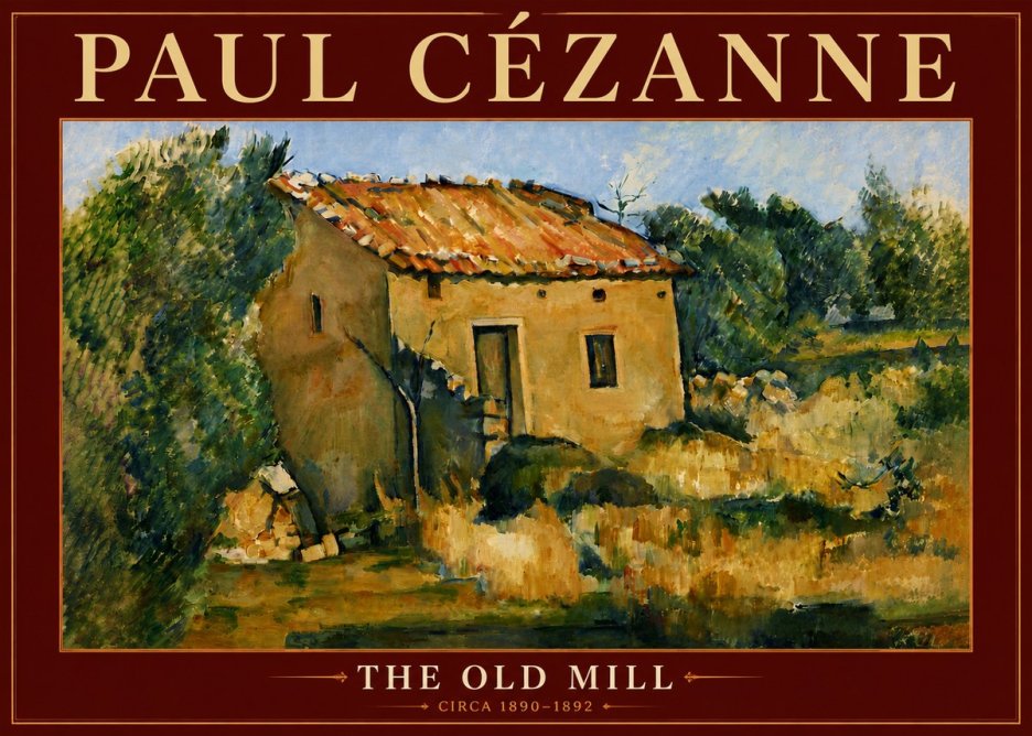 Paul Cézanne The Old Mill No5 - Plakat