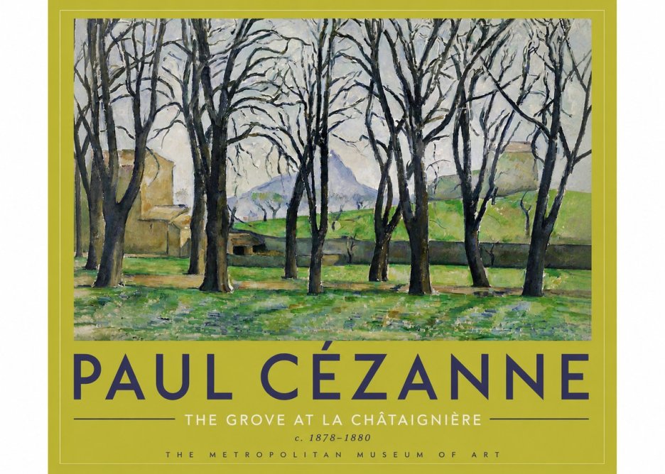 Paul Cézanne The Grove at La Châtaignière No5 - Plakat