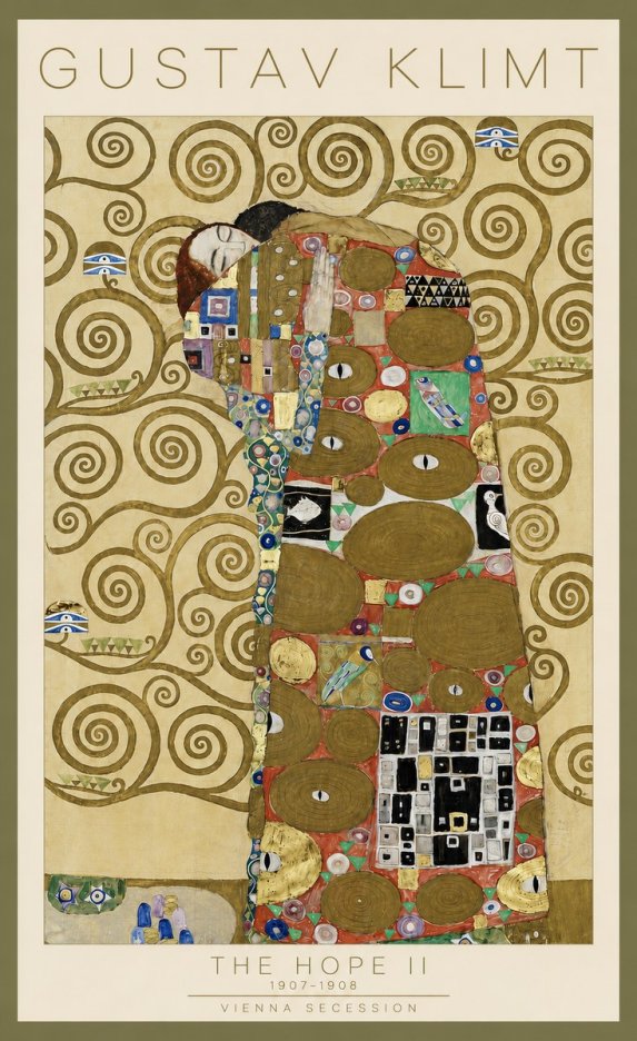 Klimt The Hope Ii No4 - Plakat