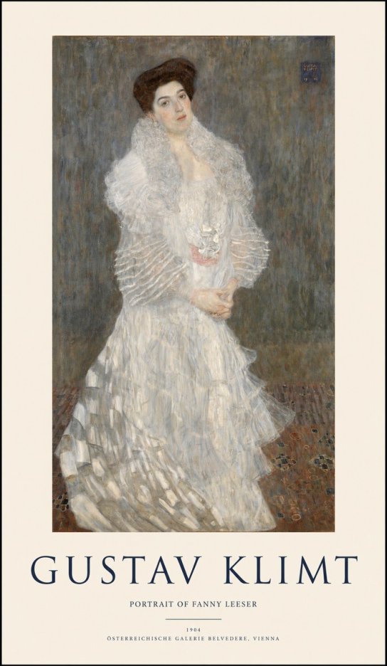 Klimt Portrait of Fanny Leeser No1 - Plakat