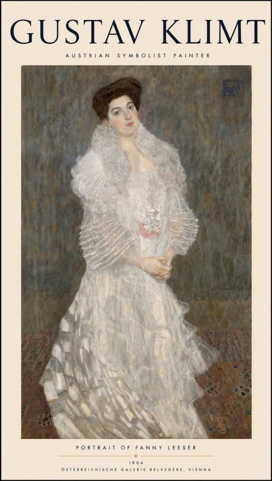 Klimt Portrait of Fanny Leeser No3 - Plakat