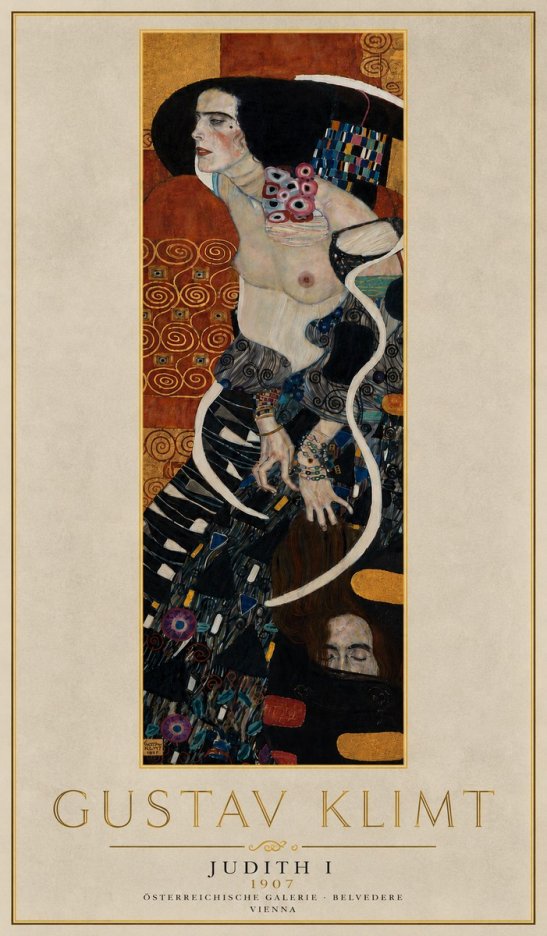 Klimt Judith I No6 - Plakat